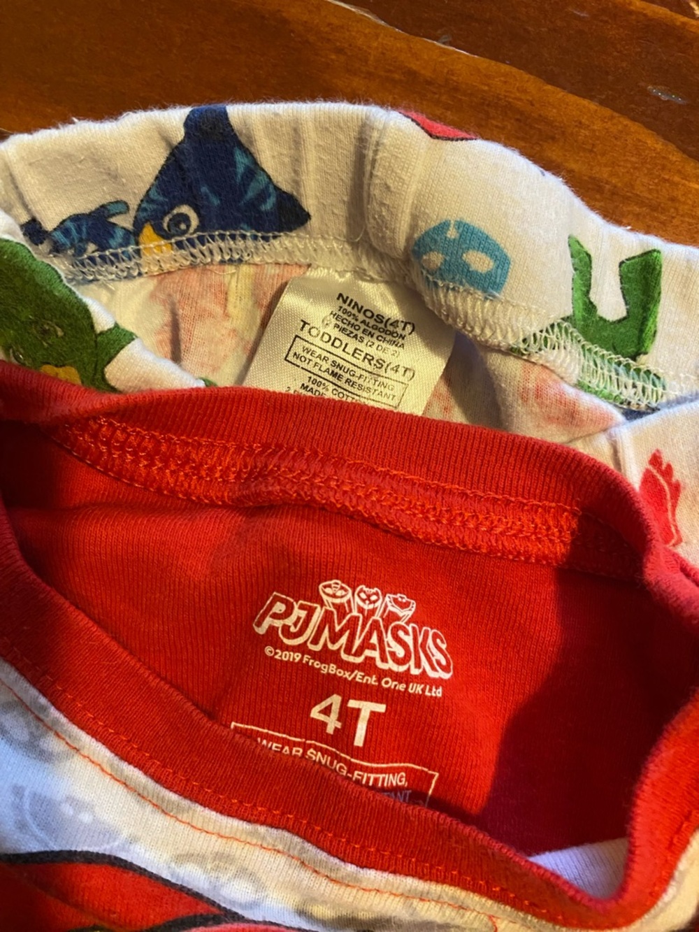 PJ Masks Short Sleeve Pajama set - Picture 4 of 5